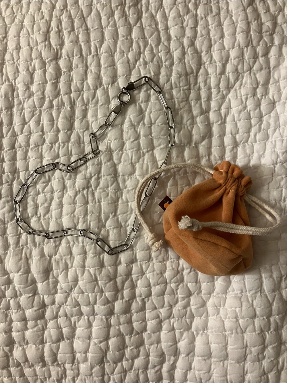 Sterling Paperclip Chain Necklace - Silver